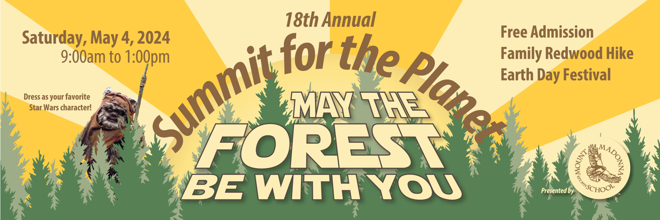 18th annual Summit for the Planet - May the Forest be with you -- May 4, 2024